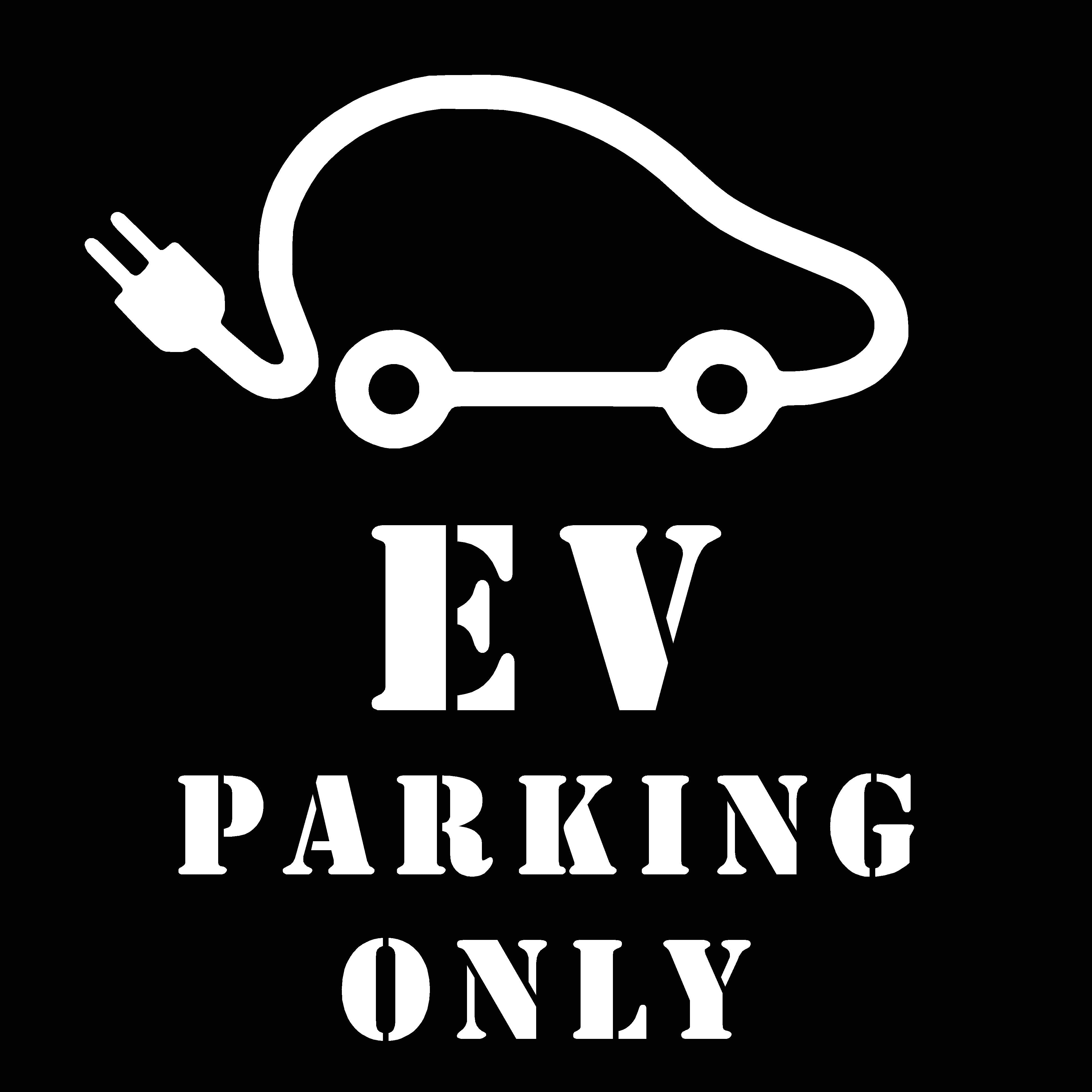 EV Parking Only Stencil