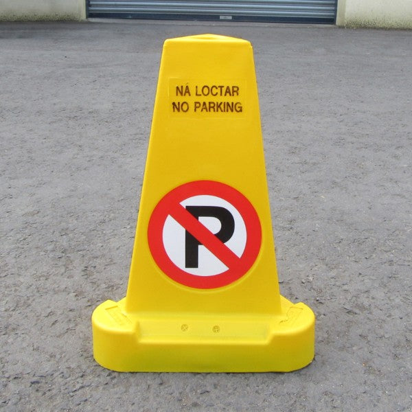 No Parking Traffic Cone (Irish Road Traffic Act)