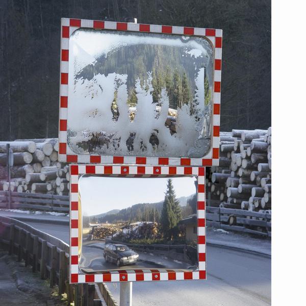 Durabel IceFree Stainless Steel Traffic Mirror