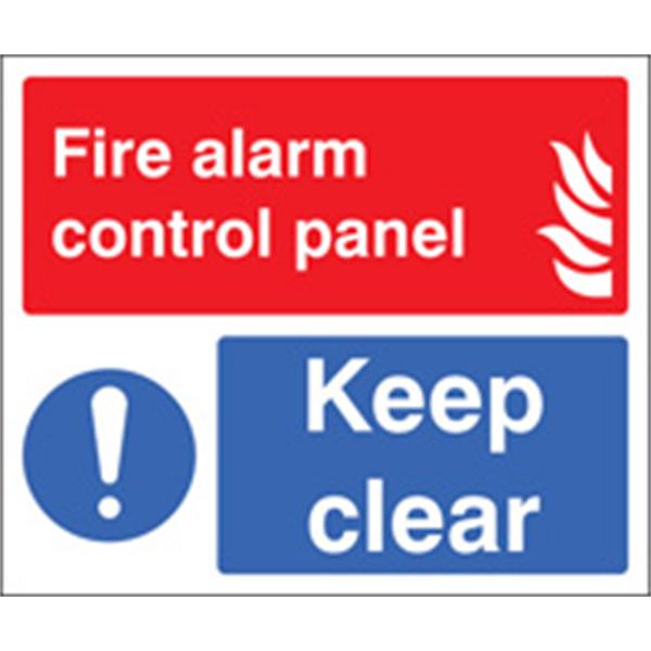 Fire Alarm Control Panel/Keep Clear Sign