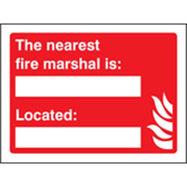 The Nearest Fire Marshall Is Sign