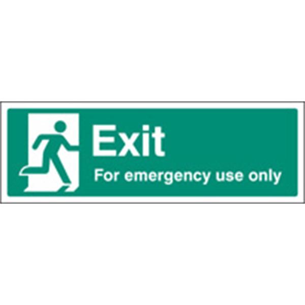 Fire Exit Symbol For Emergency Use Only Escape Sign