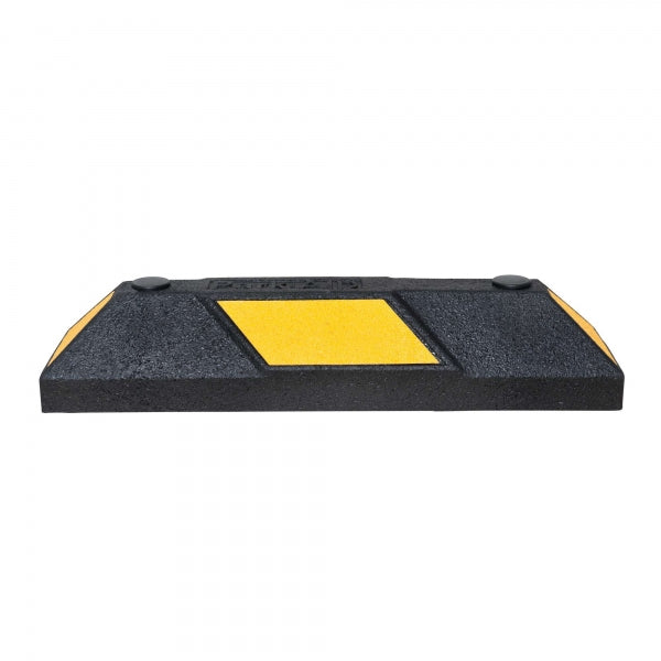 Park Aid Rubber Wheel Stop 550mm - Black/Yellow