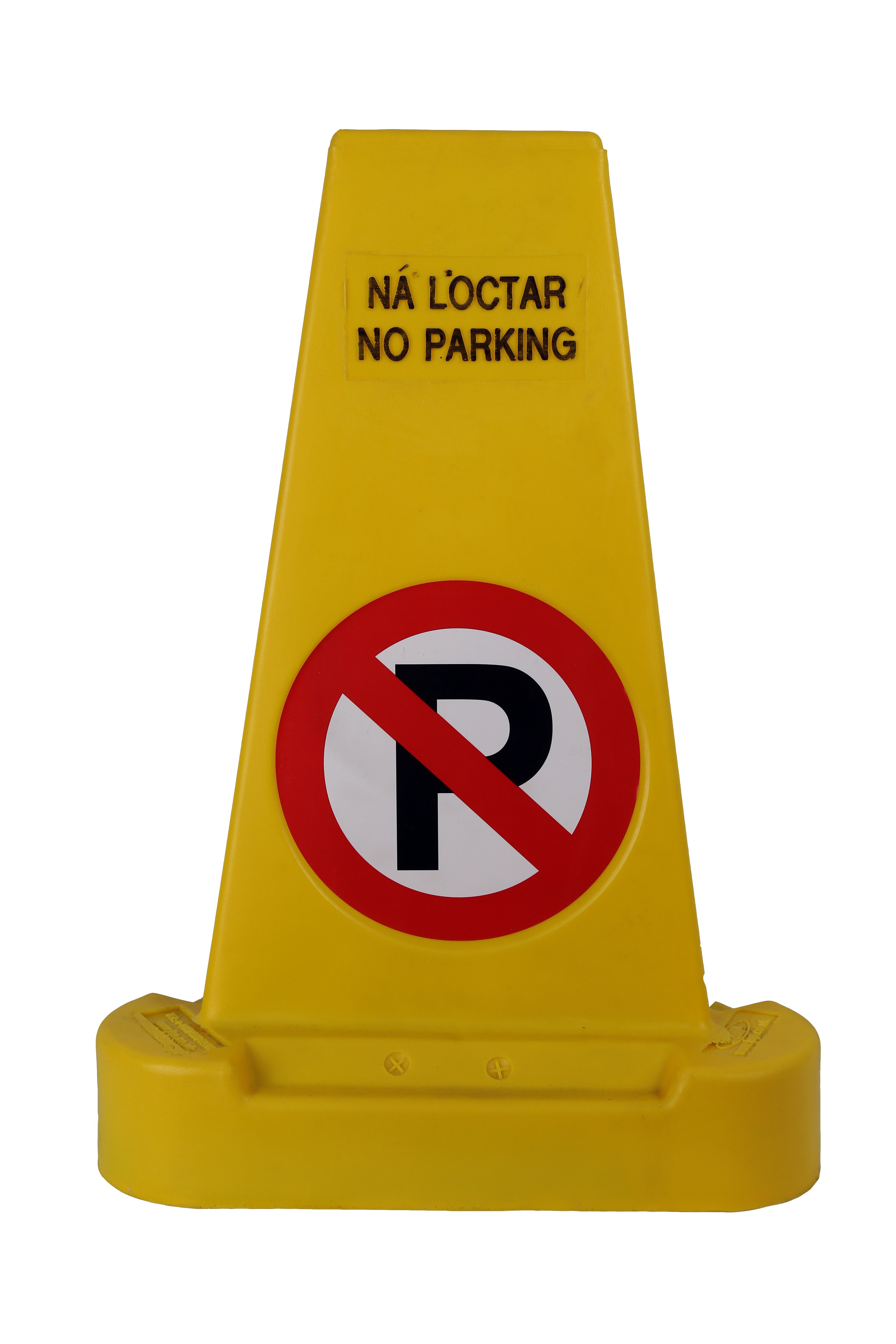No Parking Cone Na Lochtar Irish Language