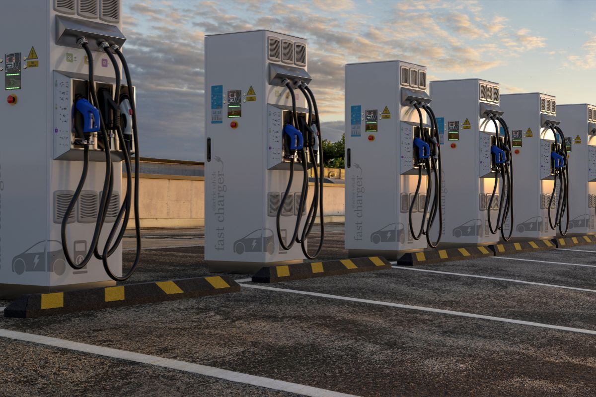 wheel stops for ev chargers